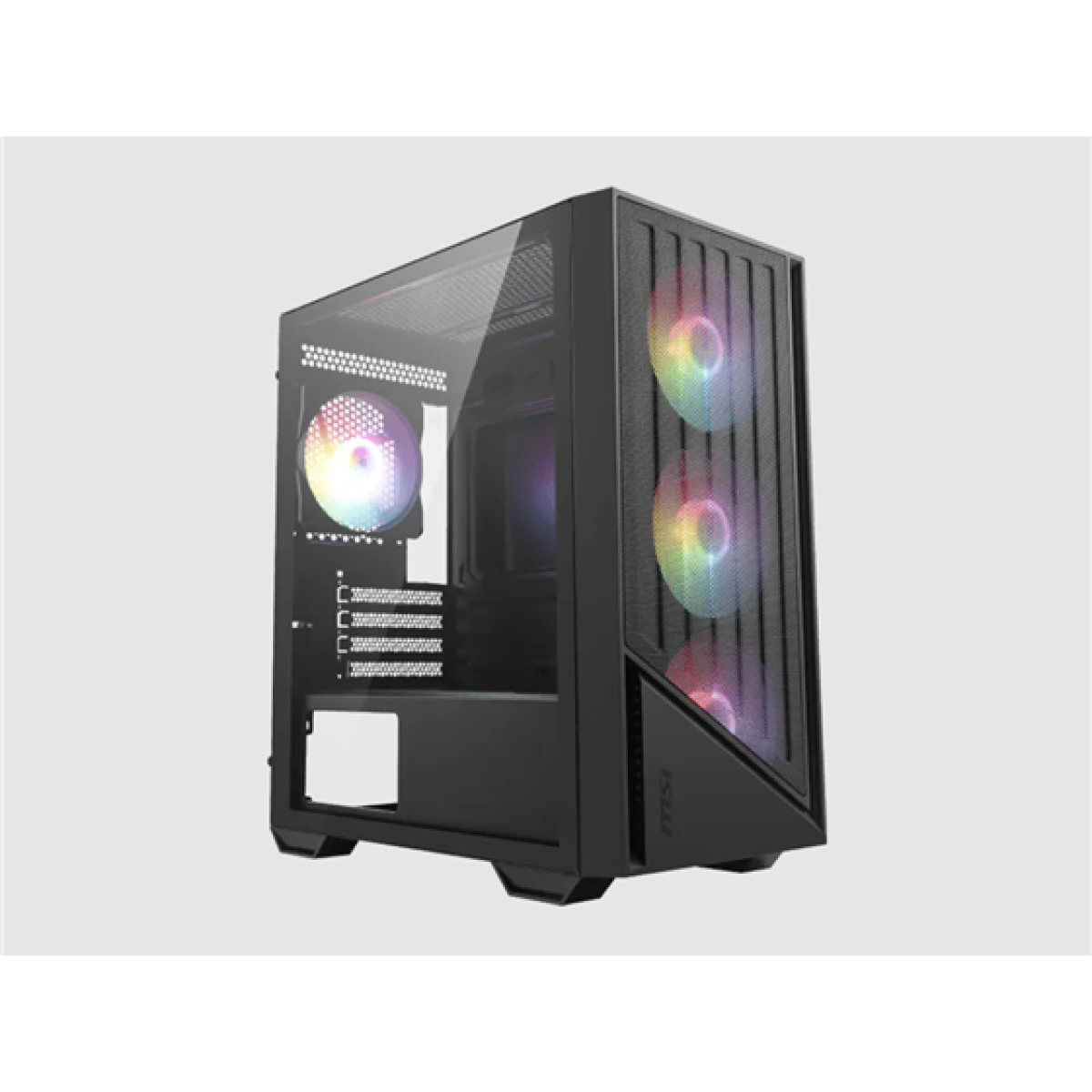 CASE MSI PRO FORGE M051A, MINI TOWER, COMPATIBLE MICRO-ATX Y MINI ITX , 2 X USB 1.0 (TYPE-A), 1 X USB 5GBPS (TYPE-A) , 1X AUDIO, COLOR NEGRO