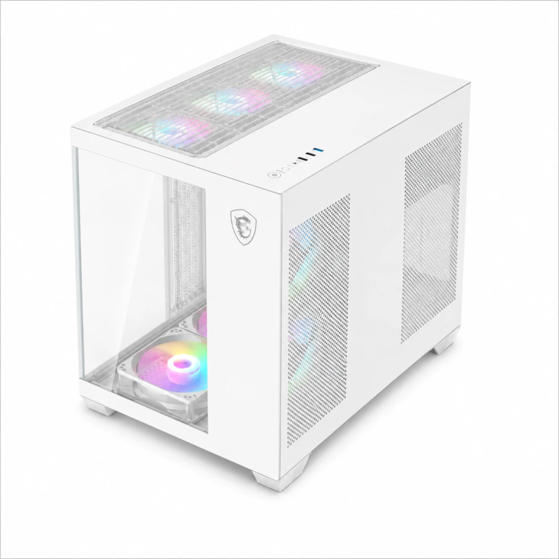 Case Gamer Msi Pro Pano M120L White Mini Tower