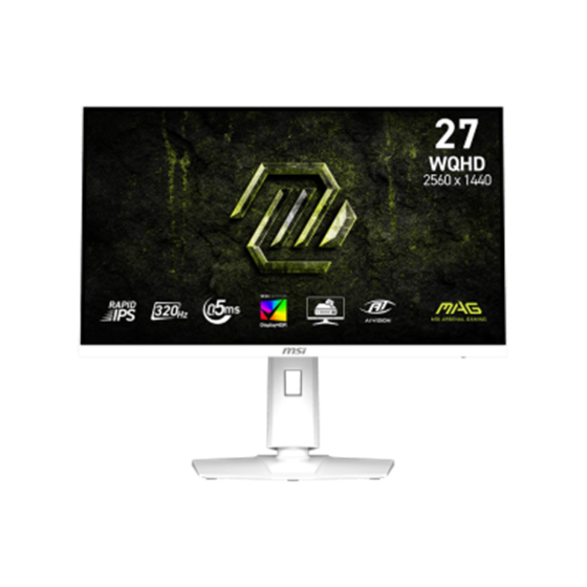 Monitor Gamer Msi Mag 274Qrfw X32 27" Wqhd 320Hz Rapid IPS Blanco