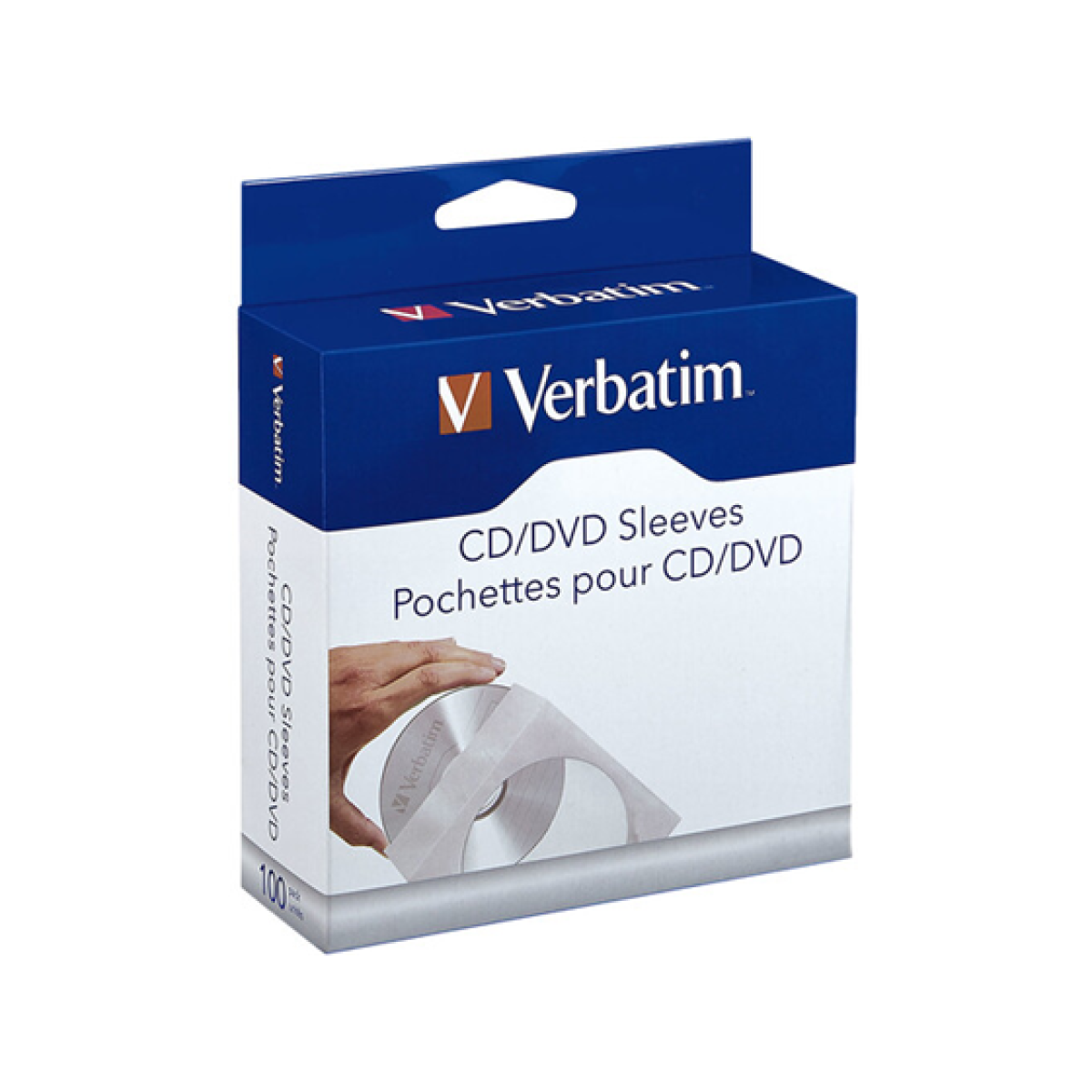 Sobres De Papel Blanco Para Cd Verbatim - Pack X50