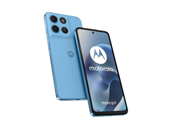 Smartphone Motorola Moto G17 256Gb 4Gb Ram Azul Celeste