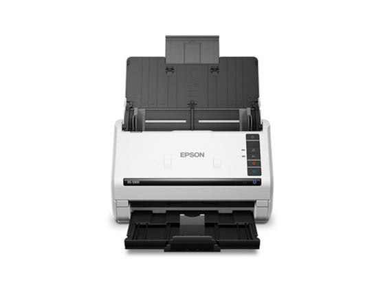 SCANNER EPSON DS-530X, 45 PPM / 90 IPM, 300 DPI BLANCO Y NEGRO, COLOR, ESCALA DE GRISES, ALIMENTACION VERTICAL, ESCANER DUPLEX A COLOR, RESOLUCION OPTICA: 600 DPI, LED RGB DE 3 COLORES, ADF: 100 HOJAS, CICLO DIARIO: HASTA 7,000 HOJAS, KIT PARA RODILLO: HASTA 200,000 CICLOS (B11B286201)