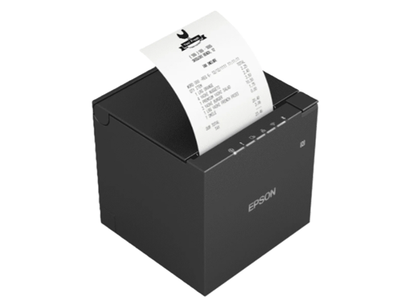 IMPRESORA DE RECIBOS EPSON TM-M30III DE 3", TÉRMICA DIRECTA, 203 DPI. VELOCIDAD DE IMPRESIÓN HASTA 300 MM/SEG. INTERFAZ: USB, ETHERNET, WI-FI, BLUETOOTH, COLOR NEGRO. NÚMERO DE PARTE: C31CK50052